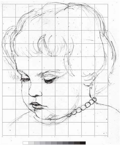Mark Bornowski Artists Grid Method Artist Grid Drawing Grid Square Drawing