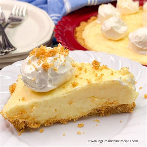Vanilla Pudding Cheesecake Walking On Sunshine Recipes