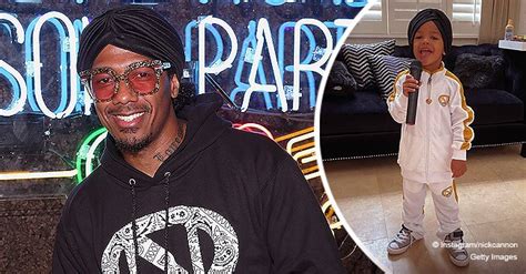In another photo, cannon's daughter moroccan held her newborn. Nick Cannon's Son Golden Looks Adorable in Gold & White ...