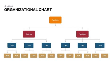 Organization chart powerpoint diagram, this diagram has made the organization chart a simple text box. Organizational Chart PowerPoint Template & Keynote Slide ...