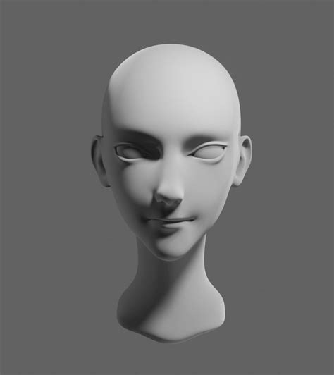 Stylized Head 2 3d Model Cgtrader