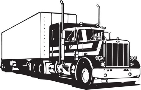 Free Free 246 Simple Semi Truck Svg SVG PNG EPS DXF File