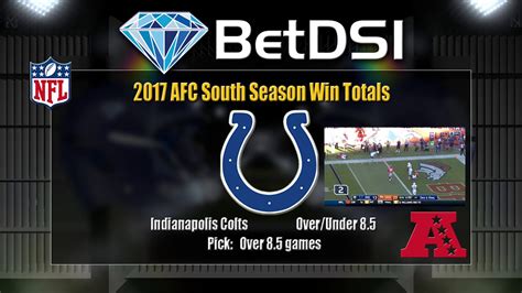 Nfl 2017 Indianapolis Colts Season Win Totals In 60 Seconds Youtube