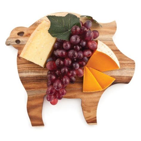 Twine Rustic Farmhouse Pig Shaped Cheese Board Hayneedle Rustic