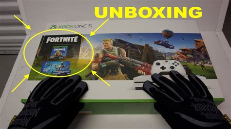 Xbox One S Fortnite Console Unboxing Eon Skin Bundle Battle Royale