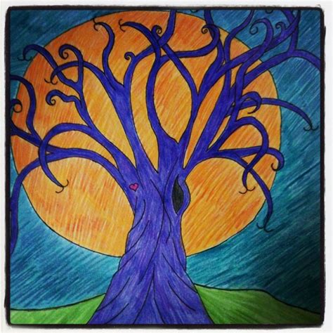 Tree Drawing Tree Drawing Art Teacher Waldorf Doodle Art Art