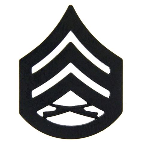 Usmc Staff Sergeant Rank Insignia Black