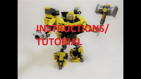 Tutorialinstructions Lego Transformers 5 The Last Knight Bumblebee