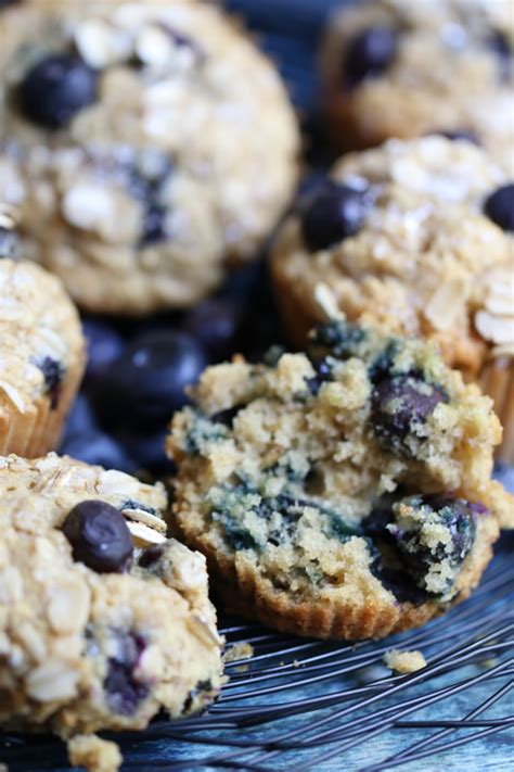 Old Fashioned Blueberry Oatmeal Muffins