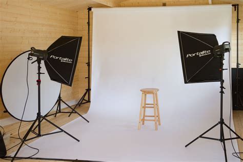 A Two Light Setup In Our Small Home Photography Studio Photography