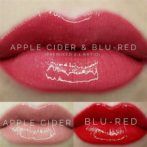 Apple Cider And Blu Red LipSense Combination Love These 2 Colors Alone