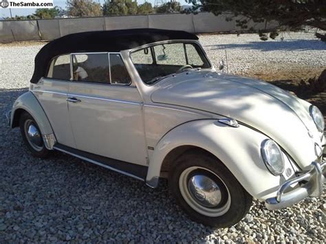 1961 Volkswagen Beetle Convertible Antique Car Hesperia Ca 92344