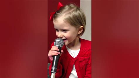5 Year Old Tiffany Nelson Sings Maybe From Annie Youtube