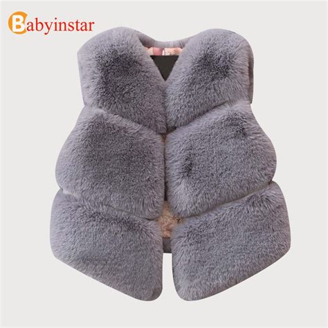 Babyinstar Baby Girls Vest 2018 Autumnandwinter Childrens Fur Waistcoat