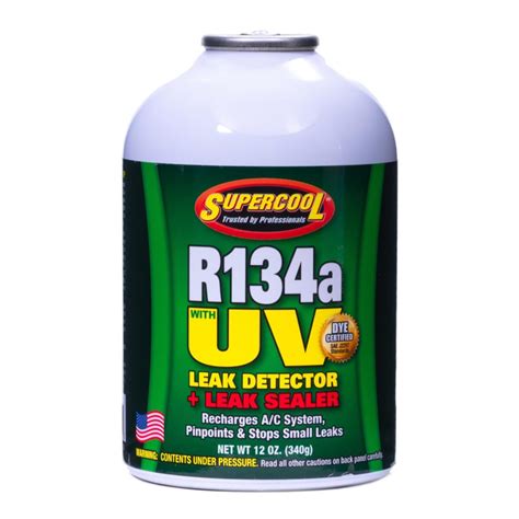 R134a With Uv Dye And Leak Stop 12oz Tsi Supercool