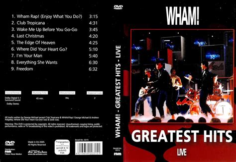 Wham Greatest Hits Live Dvd Uk Wham Dvd And Blu Ray