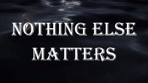 Orchestration arranged by michael kamen. METALLICA - "Nothing Else Matters" - Ultrasound Extended ...