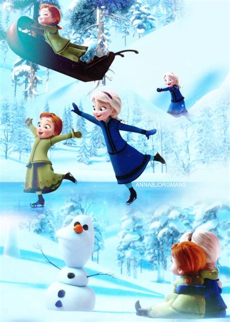Little Anna And Elsa Elsa The Snow Queen Photo 36845660 Fanpop