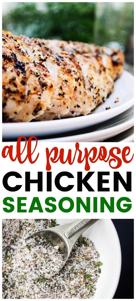 So i believe a combination of fresh garlic, olive oil how to grill chicken breast. All-Purpose Chicken Seasoning | Recipe | Grilled chicken ...