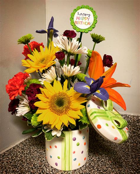 Birthday Package Bouquet In Cherry Hill Nj Jacquelines Flowers And Ts