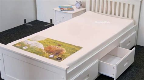 Divan beds are the most popular type of bed base in britain. Single Divan Bed Base with Storage Designs - YouTube