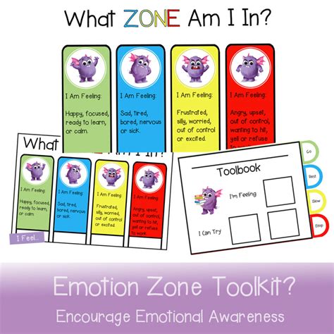 Emotion Zones Toolkit Posters And Toolbook Made By Teachers