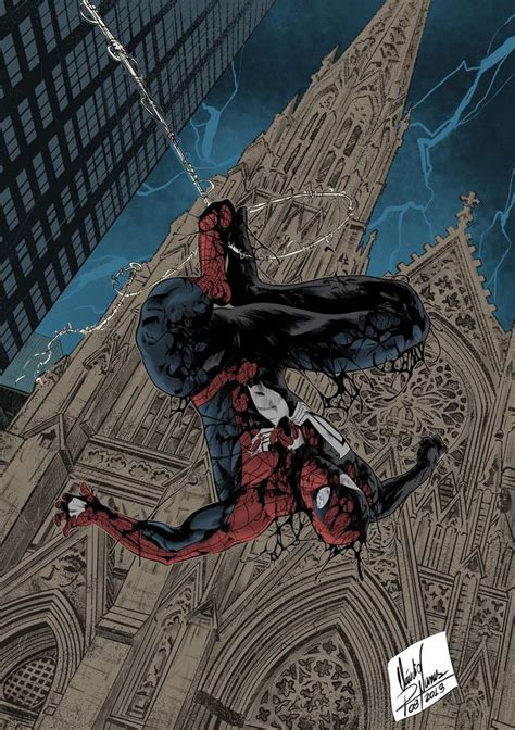Spider Man With The Venom Symbiontflat For Download When