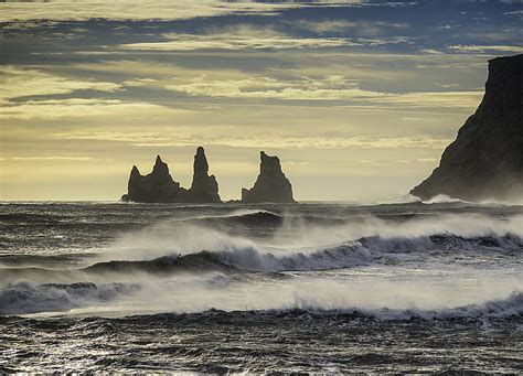 Hd Wallpaper Rock Islets On Sea At Daytime Iceland Iceland