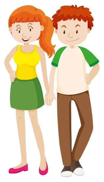 Cmages Tall Man Tall Man And Short Girl — Stock Vector © Blueringmedia 86198544