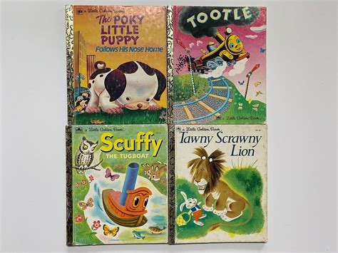 Classic Little Golden Book Lot Hard Cover Kids Children 80s Etsy