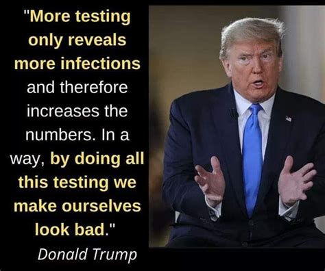 If you like test meme, you might love these ideas. Did Trump Say More COVID-19 Testing Makes the US Look Bad?