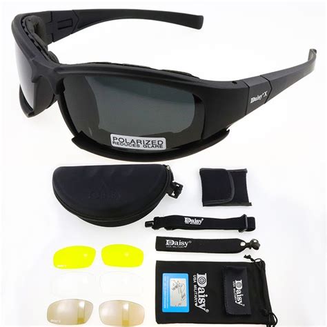 Daisy X7 Polarized Photochromic Tactical Glasses Military Goggles Army Sunglasses Men Shooting