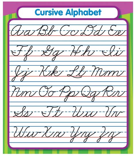 Cursive Alphabet Worksheet Printable