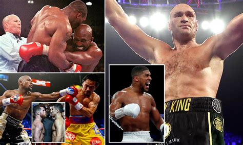 Anthony Joshua Vs Tyson Fury Boxings Biggest Fights In Recent Times As Pair Finally Agree To Meet