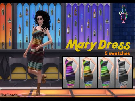 The Sims Resource Mary Dress