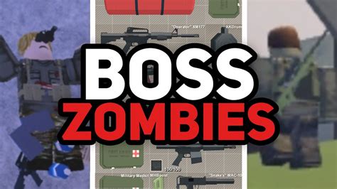 Boss Zombie Locations In Apocalypse Rising 2 Roblox Youtube