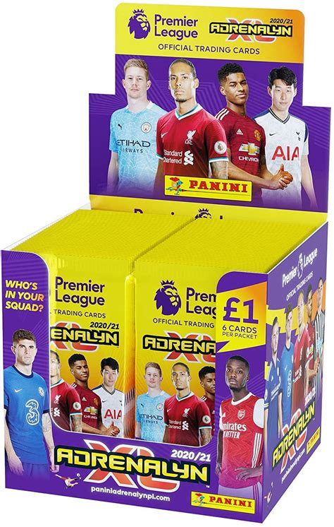 Premier League Trading Cards 202021 Adrenalyn Xl 70 Packs 6 Cards