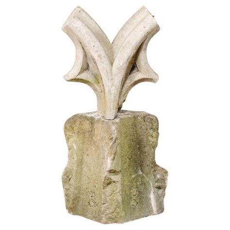 1stdibs Garden Ornament Carved Garden Sculpture Older French Abstract