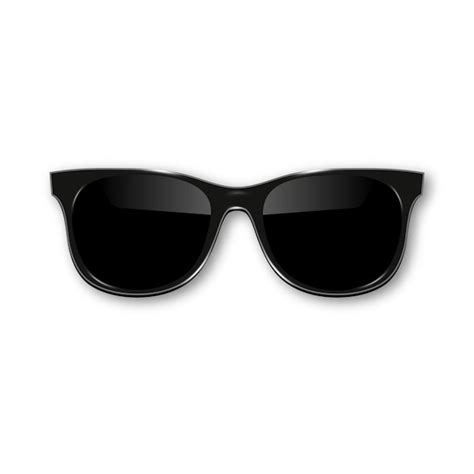 Premium Vector Black Hipster Sunglasses