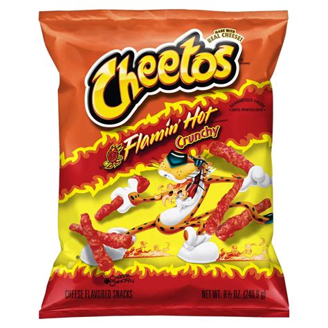 Cheetos Flamin Hot Crunchy Cheese Snacks 2268g