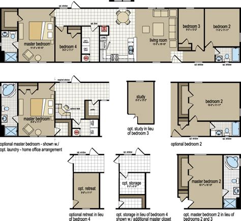 You'll find many open and flexible house plan designs with an emphasis on comfortable family living or elegant entertaining. The 19 Best 2 Bedroom 2 Bath Single Wide Mobile Home Floor ...