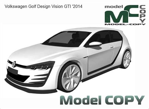 volkswagen golf design vision gti 2014 3d model 16419 model copy default