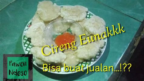 Tepung aci/tapioca 150 gr, tepung terigu 200 gr, bawang putih yang telah dihaluskan kurang lebih ½ sdt, daun bawang segar 2 batang atau iris tipis sesuai selera anda. Resep Cireng Sederhana, cocok untuk jualan,,!! - YouTube