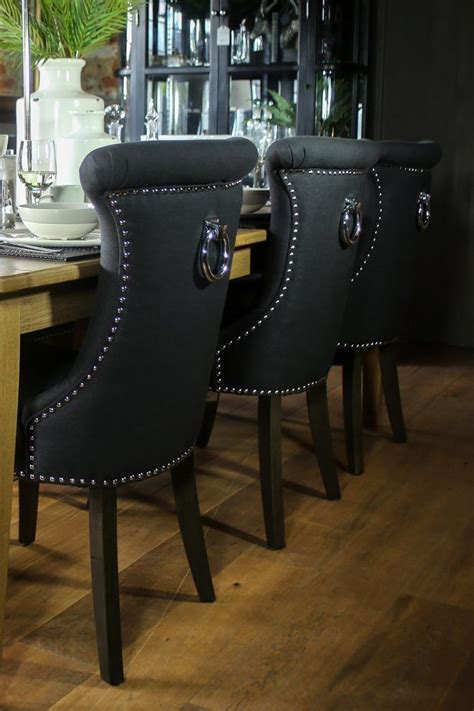 You need to be comfortable with the look and happy with. Formal Dining Rooms Black Transitional Decor in 2020 | Dining chairs, Dinning room chairs, Black ...
