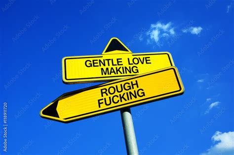 Gentle Love Making Vs Rough Fucking Traffic Sign With Two Options