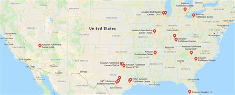 Amazon Distribution Center Location Near Me List Of Usa
