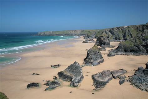 Bedruthan Steps Beach Carnewas North Cornish Coast