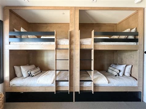 Modern Bunk Room With Built In Bunk Beds Which Sleeps 8 Etsy Ireland