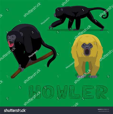 Howler Monkey Over 155 Royalty Free Licensable Stock Vectors And Vector