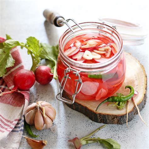 easy pickled red radishes recipe cookooree
